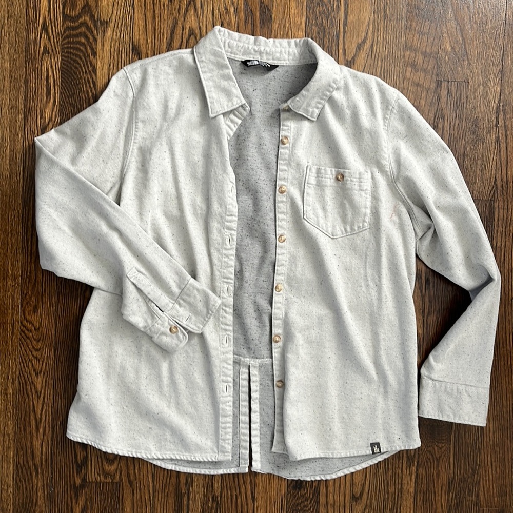 The North Face button up shirt